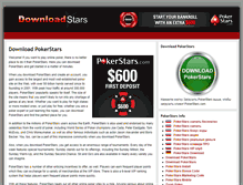 Tablet Screenshot of downloadstars.org